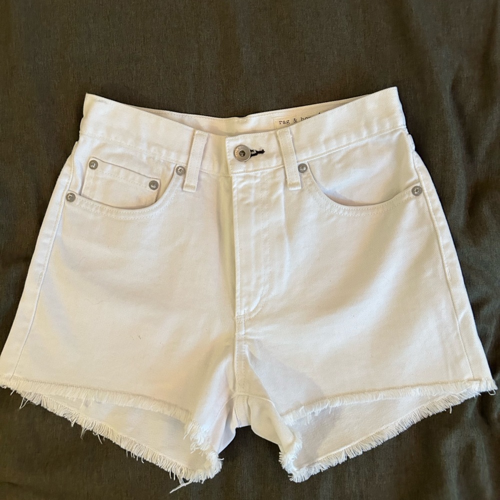 Rag & Bone White Shorts - Size 23